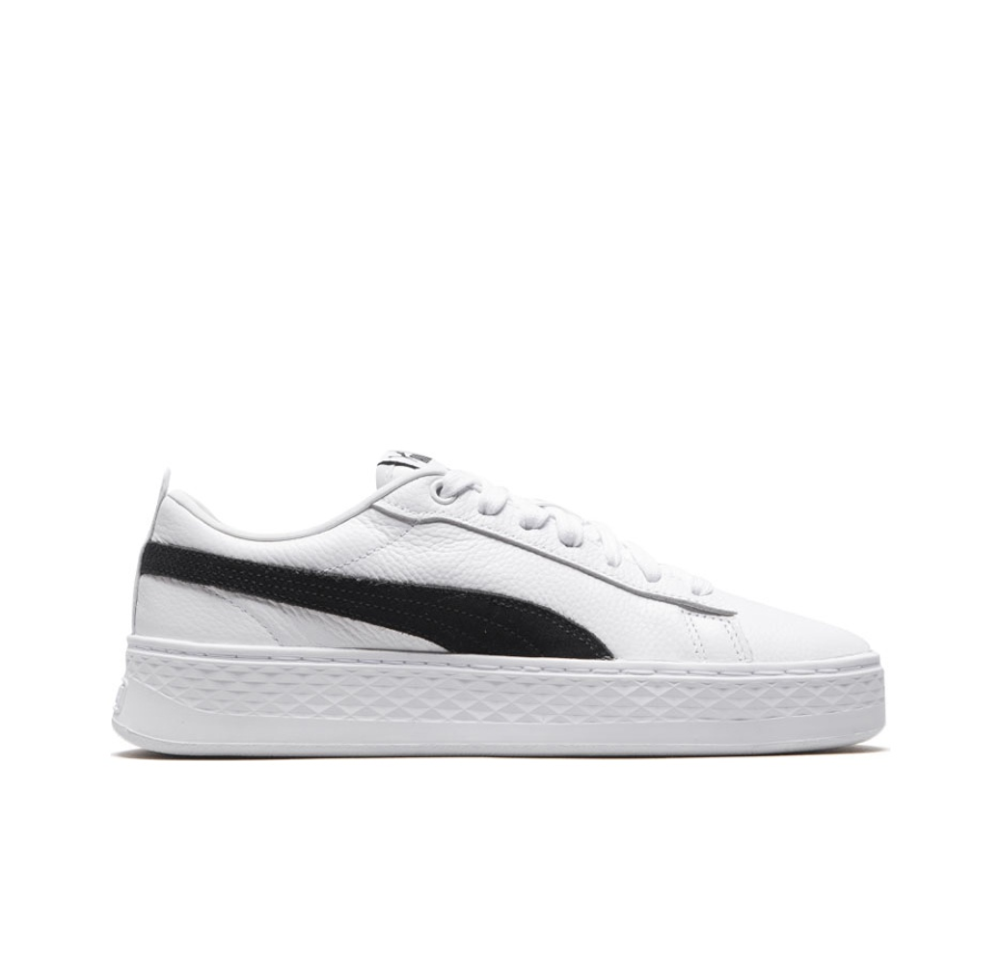 Puma Smash Platform L White Black WMNS