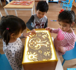 Световая доска для рисования песком Игрушки Светлые эмоции #1 — 9-0360