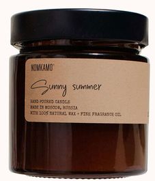 SUNNY SUMMER свеча в янтарной банке, Nomkamo