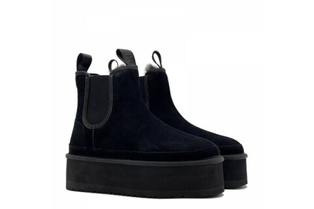 UGG Neumel Platform Chelsea Black