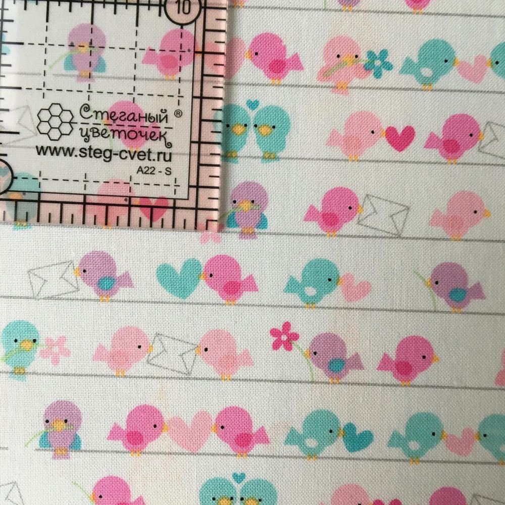 Ткань для пэчворка, хлопок 100% (арт. RB0609)