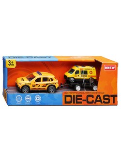 Игровая машинка с прицепом Спецтехника (BX-196)