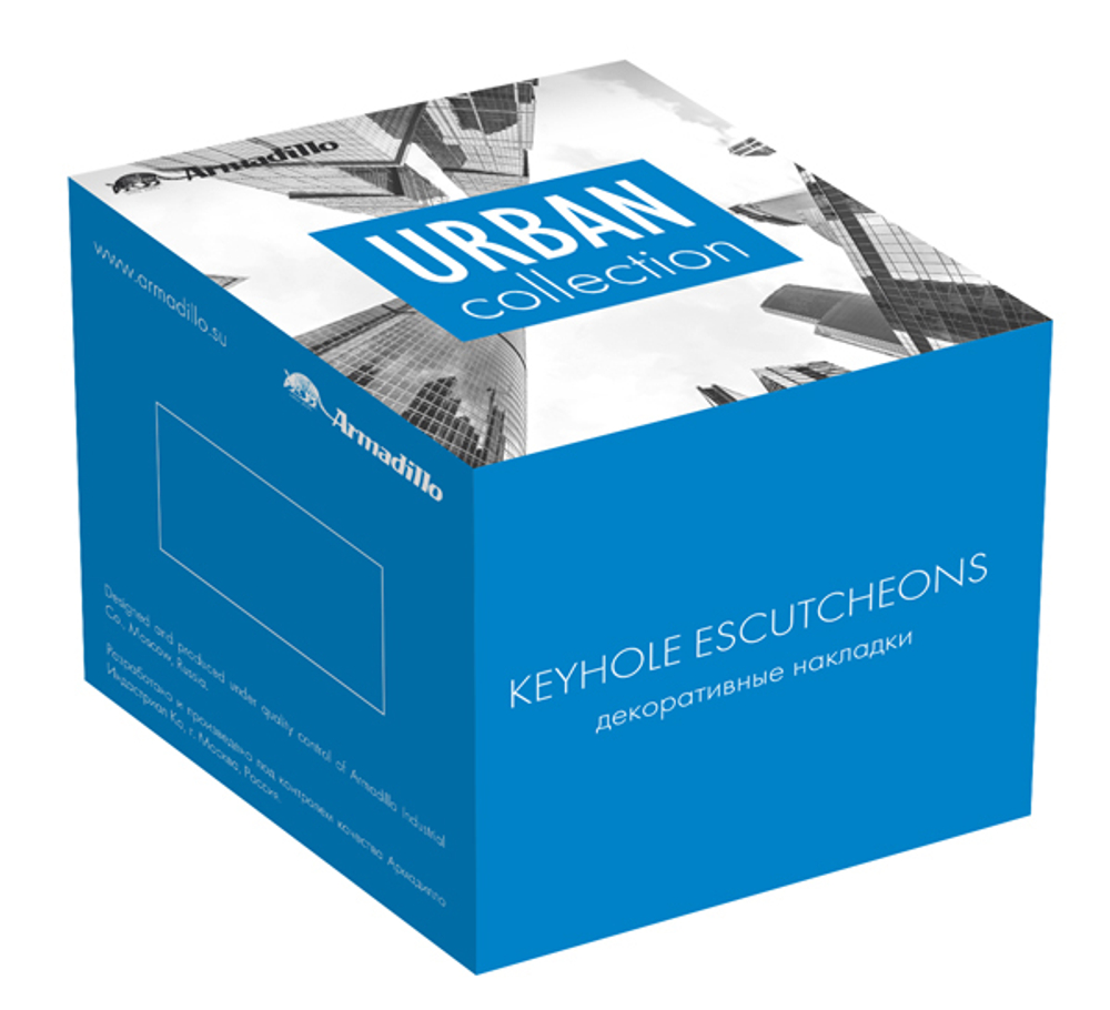 Накладка NORMAL PS URB CP-8  Хром 2 шт