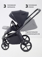Коляска модульная Rant Flex Soft Therm Black