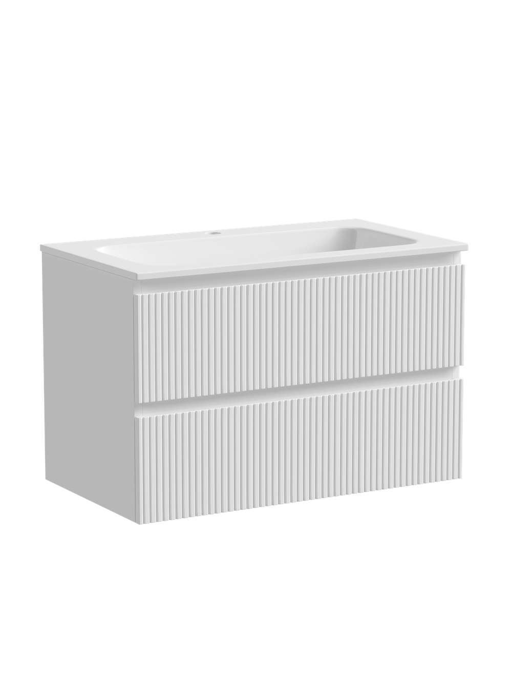 Тумба с раковиной Sancos Snob T 80 см SNT80W bianco