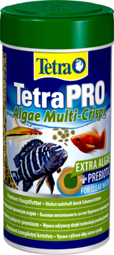 TetraPro Algae Multi-Crisps корм для крупных видов рыб в чипсах 15г (sachet)