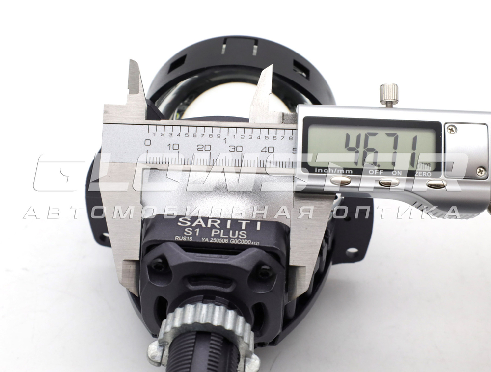 Билед модули Sariti S1 Plus 2025 3.0 дюйма, 2 чипа, 5500K, 12V, 53W/61W, крепление 3R и съемное гаечное (комплект, 2шт)