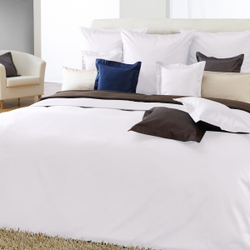 Простыня 280х280 Curt Bauer Mako Satin Uni 0000/0000 weiß белая