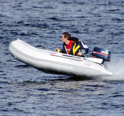 Надувная ПВХ-лодка BADGER Fishing Line 270 Pro PW12