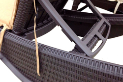 Шезлонг Atlantic, коричневый