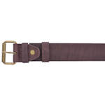 Ремень поясной ХСН 35мм, роликовая пряжка, коричневый