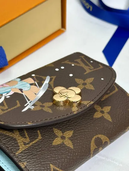 Кошелек для монет Louis Vuitton Rosalie, голубой