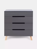 Комод пеленальный Rant Indy Pro 800/4 Moon Grey