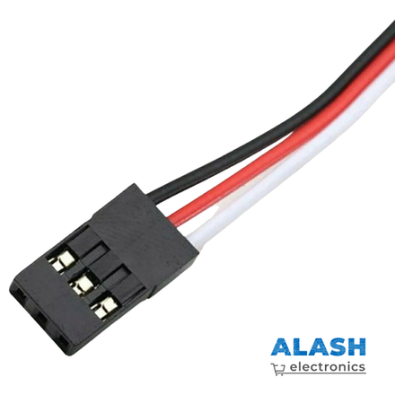 Кабель JR/Futaba 3-pin (папа) — удлинитель 20 см для сервоприводов и приёмников