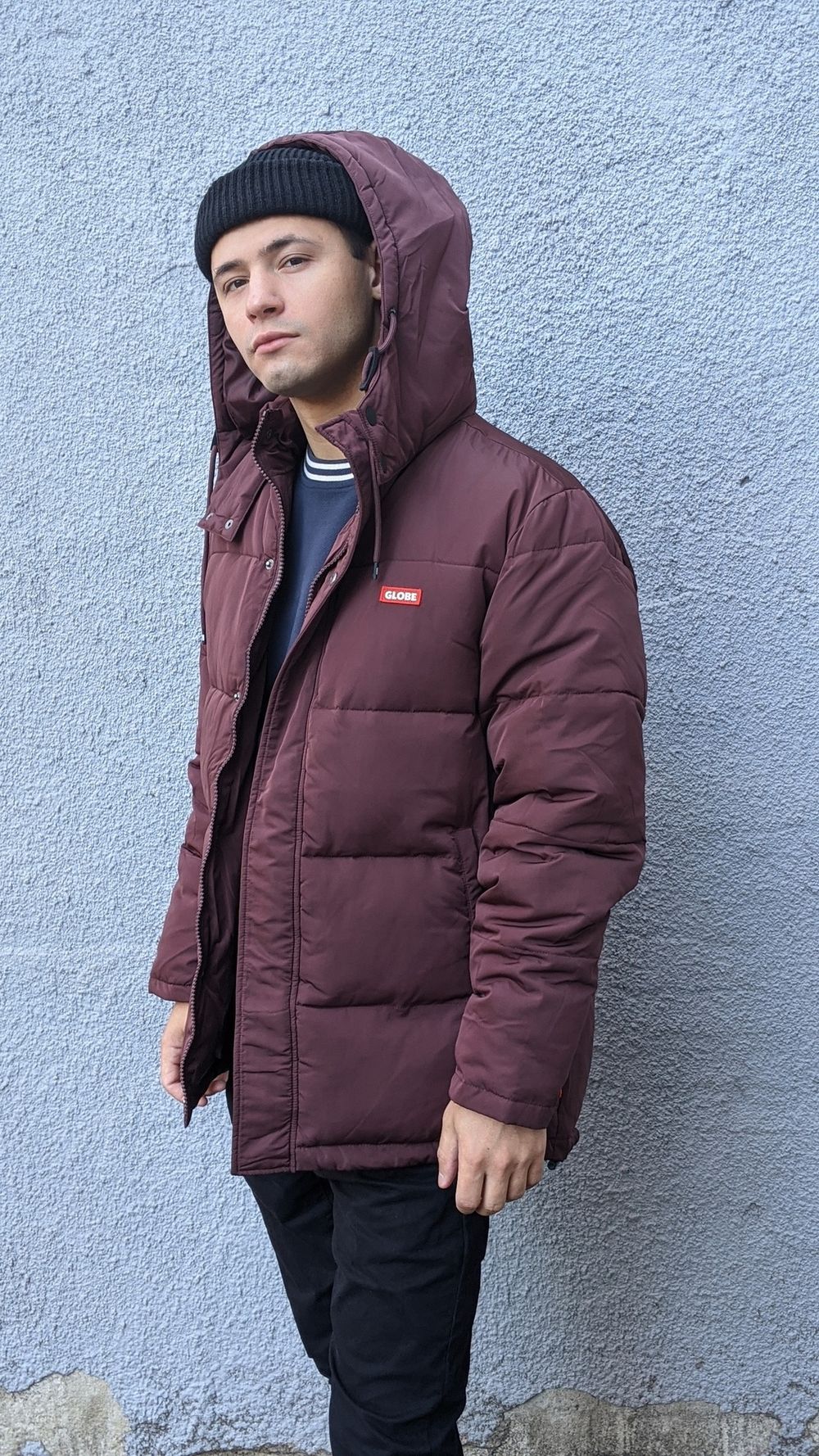 Куртка Globe Ignite Puffer Jacket - Oxblood