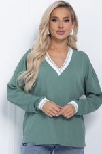 Джемпер Ванильные небеса (олива) Б11385 LT Collection (Акция)