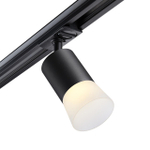 370902 PORT NT22 204 черный Светильник трековый однофазный двухжильный (универсальный) IP20 GU10 9W 220V ELINA