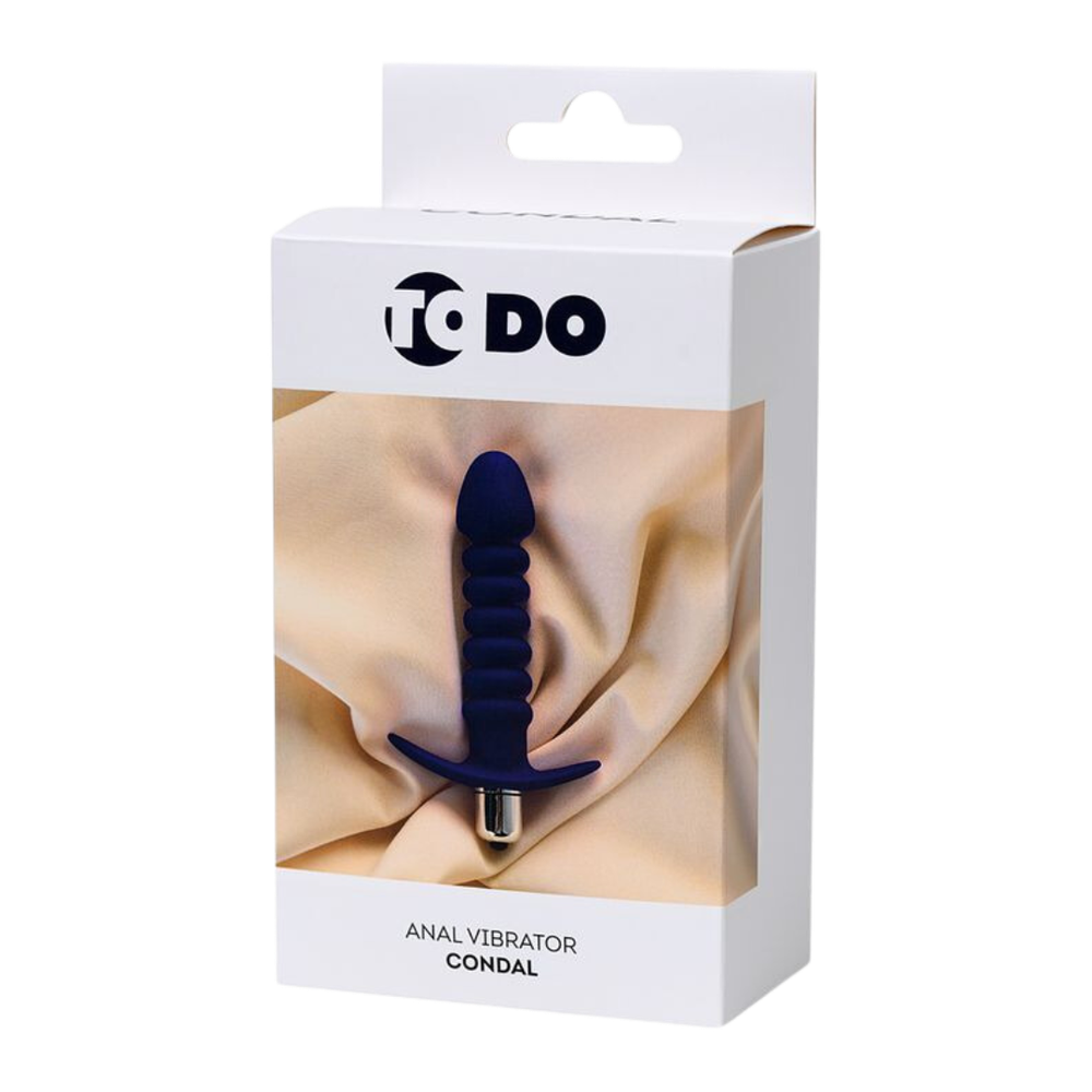 Анальный рельефный вибратор ToDo Condal (Ø 2,9 см)