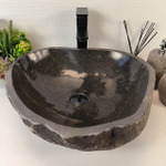 Раковина из речного камня RS-65370 49*46*15 0856