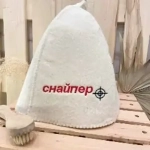 Шапка классическая с вышивкой «Снайпер» (без упаковки)