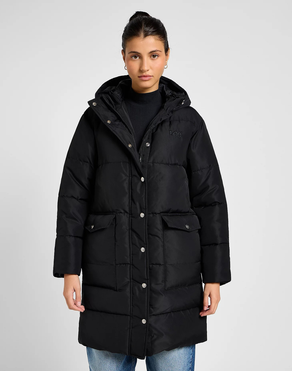 Куртка утепленная женская LEE LONG PUFFER JACKET