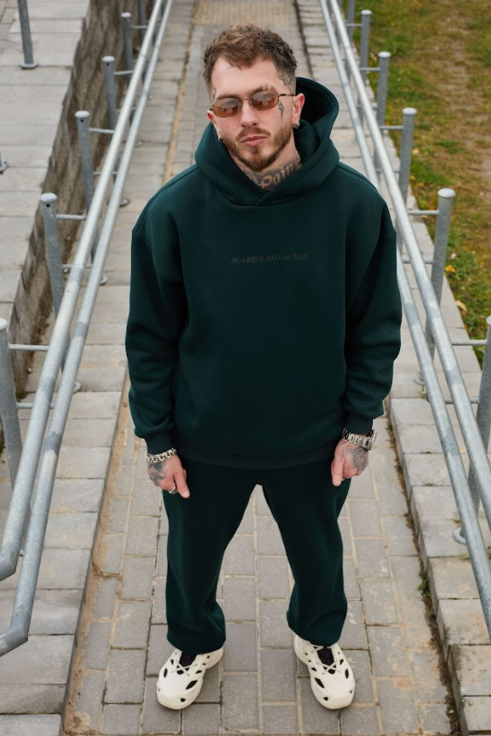 Худи зеленое "Winter"