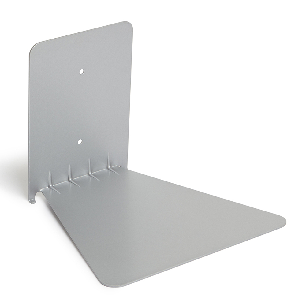 Полка книжная conceal, 18х14x18 см, серебристая