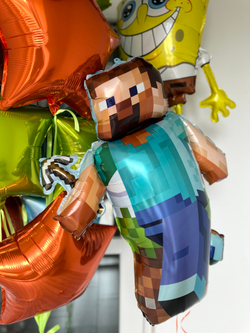 Воздушные шары Майнкрафт/спанч боб/губка боб/раблокс/игра в кальмара №3499