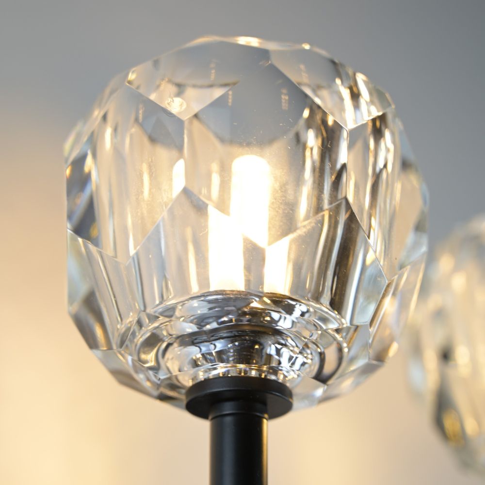 Бра Boule De Cristal Double Sconce Brass Черный By Imperiumloft