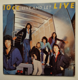 Винтажная виниловая пластинка LP 10cc Live And Let Live (Holland 1977)