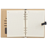 Ежедневник Basir, формат А5, материал-кожезаменитель, чёрный цвет, 100 листов, размер 17*23 см