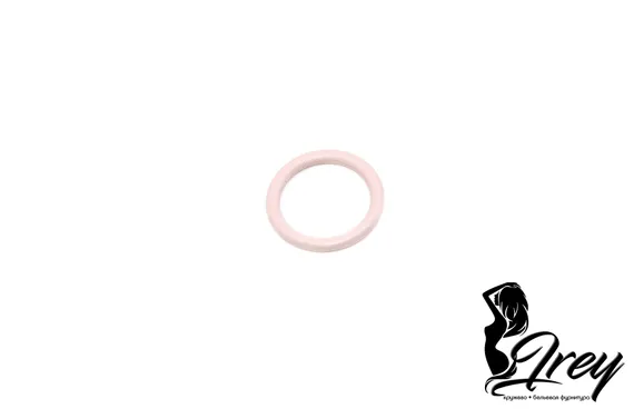 Кольцо Arta-F, 10 мм, металл, серебристый пион 168