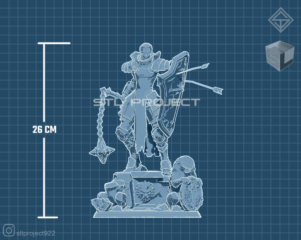 Фигурка Diablo диабло Crusader