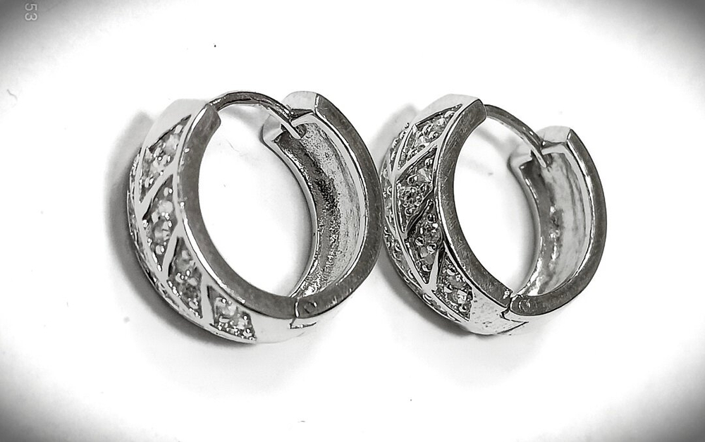 Серьги серебро Эстерелла