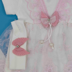 костюм Крылышки ангела платье + штанишки 4643