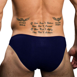 Мужские трусы слипы темно-синие Doreanse 1281