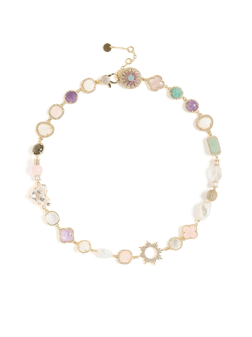 Колье "Harmony colors" Gold