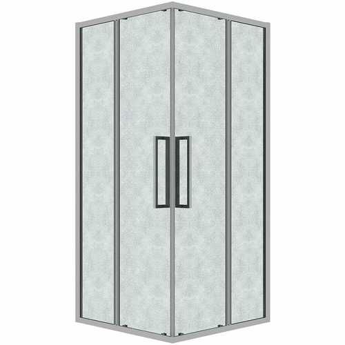 Душевой уголок Grossman Cosmo 100х100 300.K33.02.1010.10.02 профиль Хром стекло шиншилла