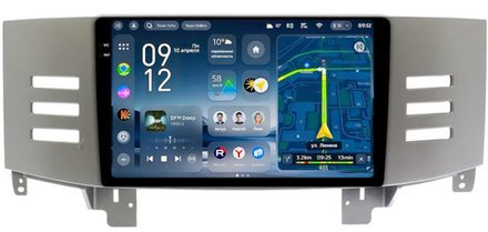 Магнитола для Toyota Mark X 2004-2009 (правый руль) - Teyes CC4-PRO монитор 9.5" 2K QLED на Android 13, Snapdragon 778G, AI, CarPlay, DSP, 4G SIM-слот