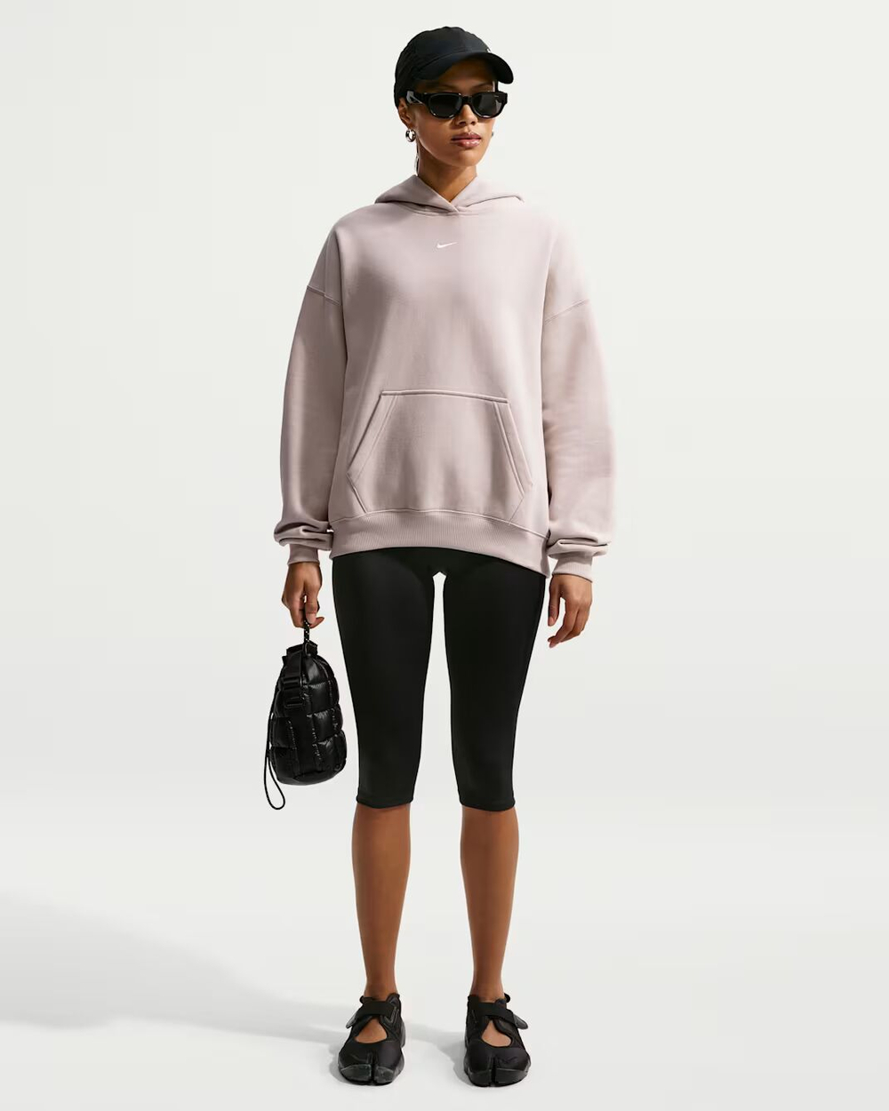 Nike Studio Fleece средней плотности Женская толстовка с капюшоном оверсайз - NIKE