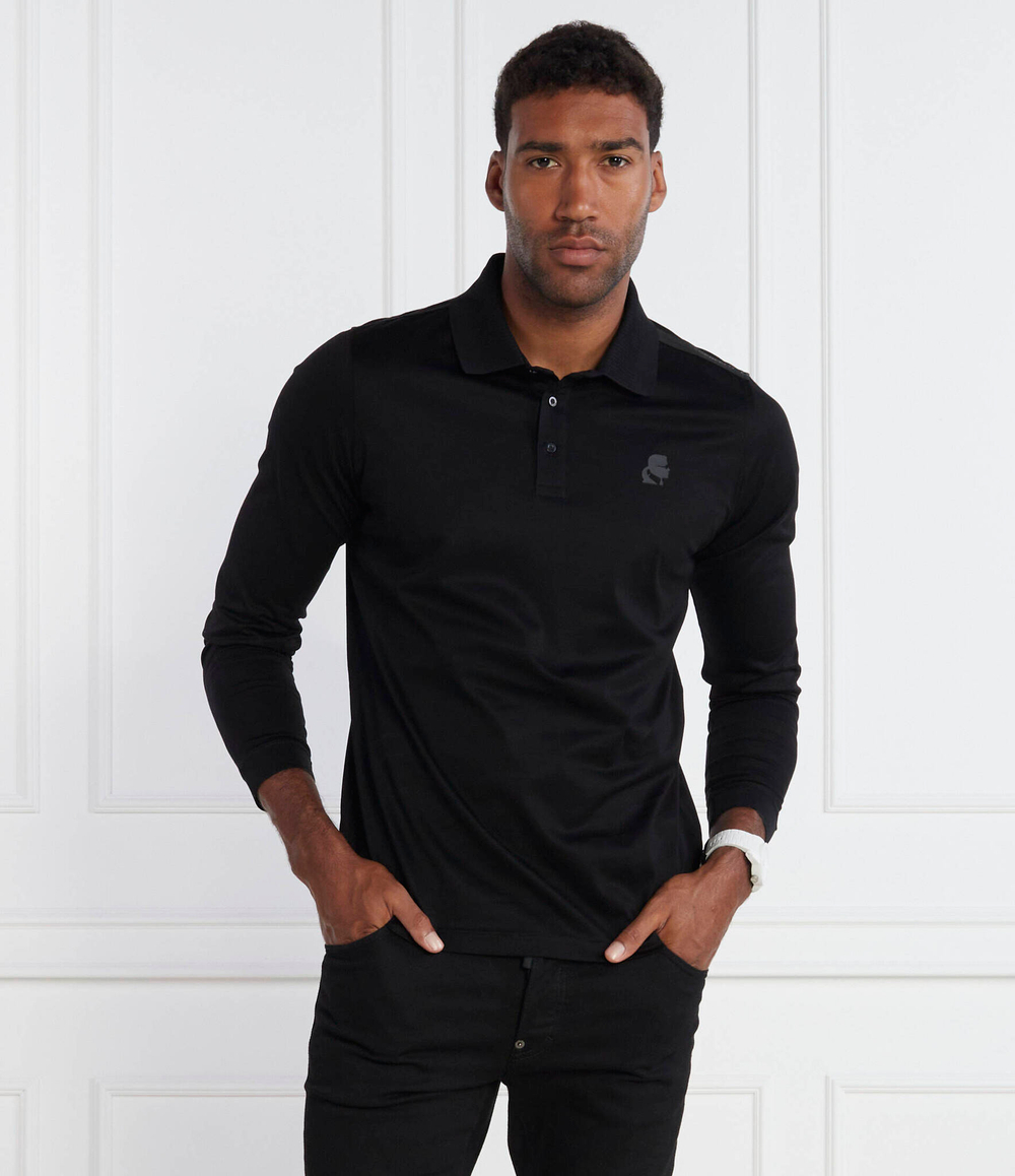 Поло LS Karl Lagerfeld - черный(745003 534200)