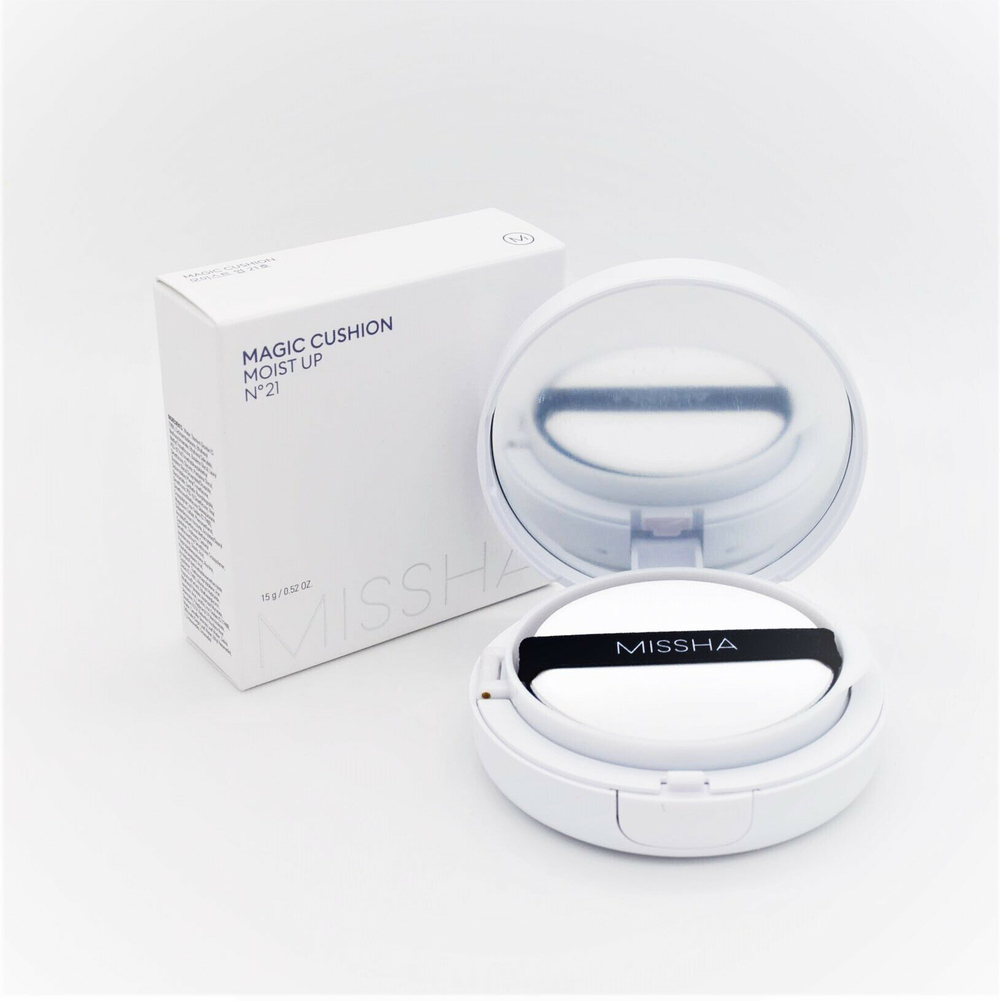 Увлажняющий тональный кушон Missha M Magic Cushion Moist Up SPF50+ PA+++ 21 тон