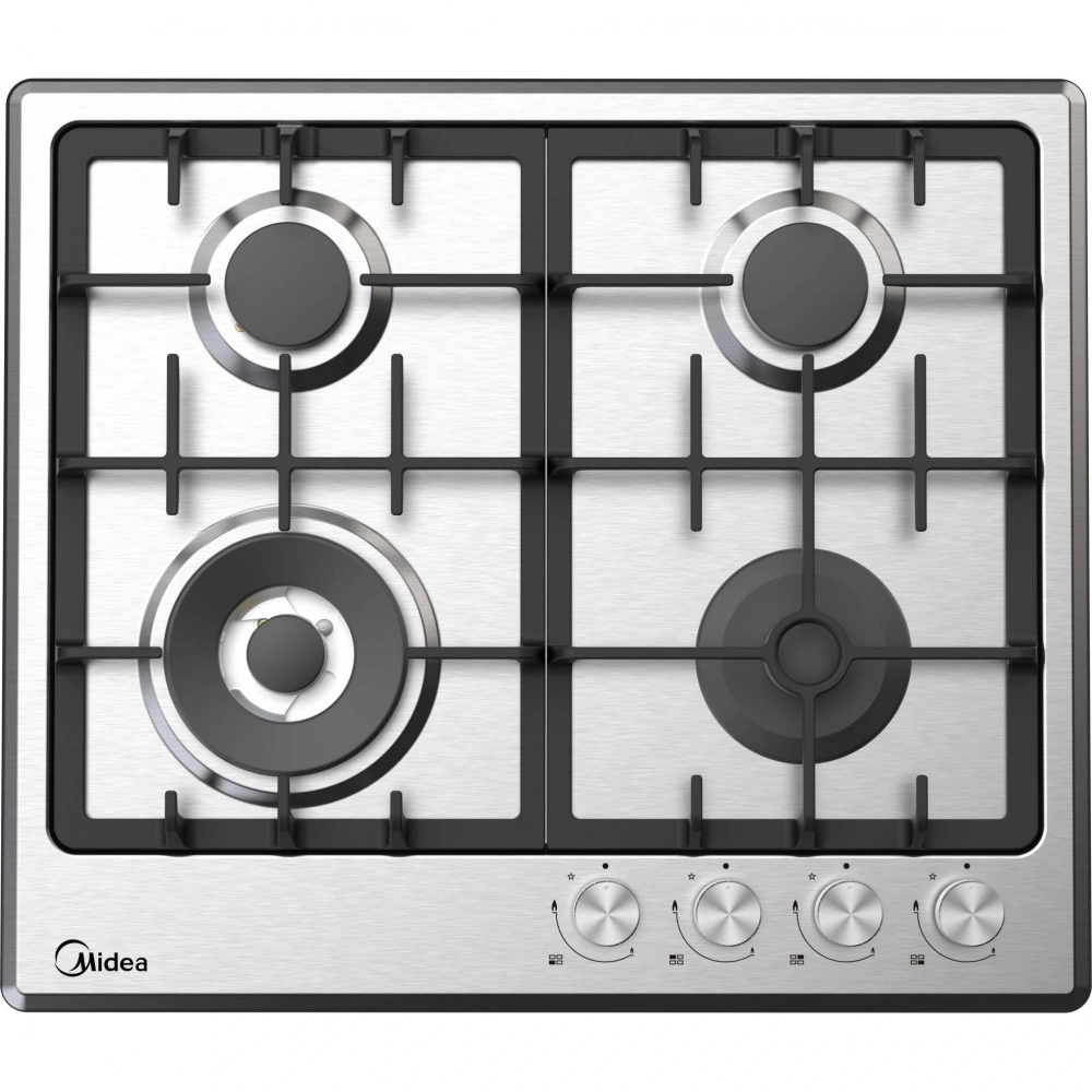 Газовая варочная панель Midea MG643TX нержавеющая сталь