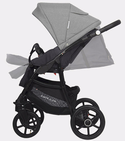 Детская коляска Riko Basic Bella 3 в 1 01 серый-графит
