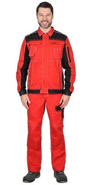 Куртка "Сириус-Престиж" (красный/черный)