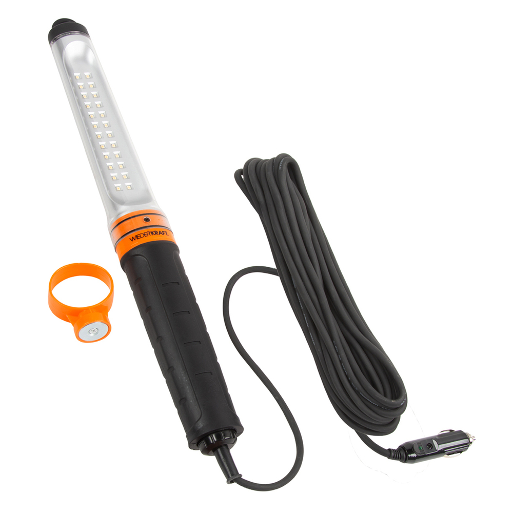 WDK-WL1210010 Переносной светодиодный светильник XL, 12/24 В, длина провода 10 м, от прикуривателя