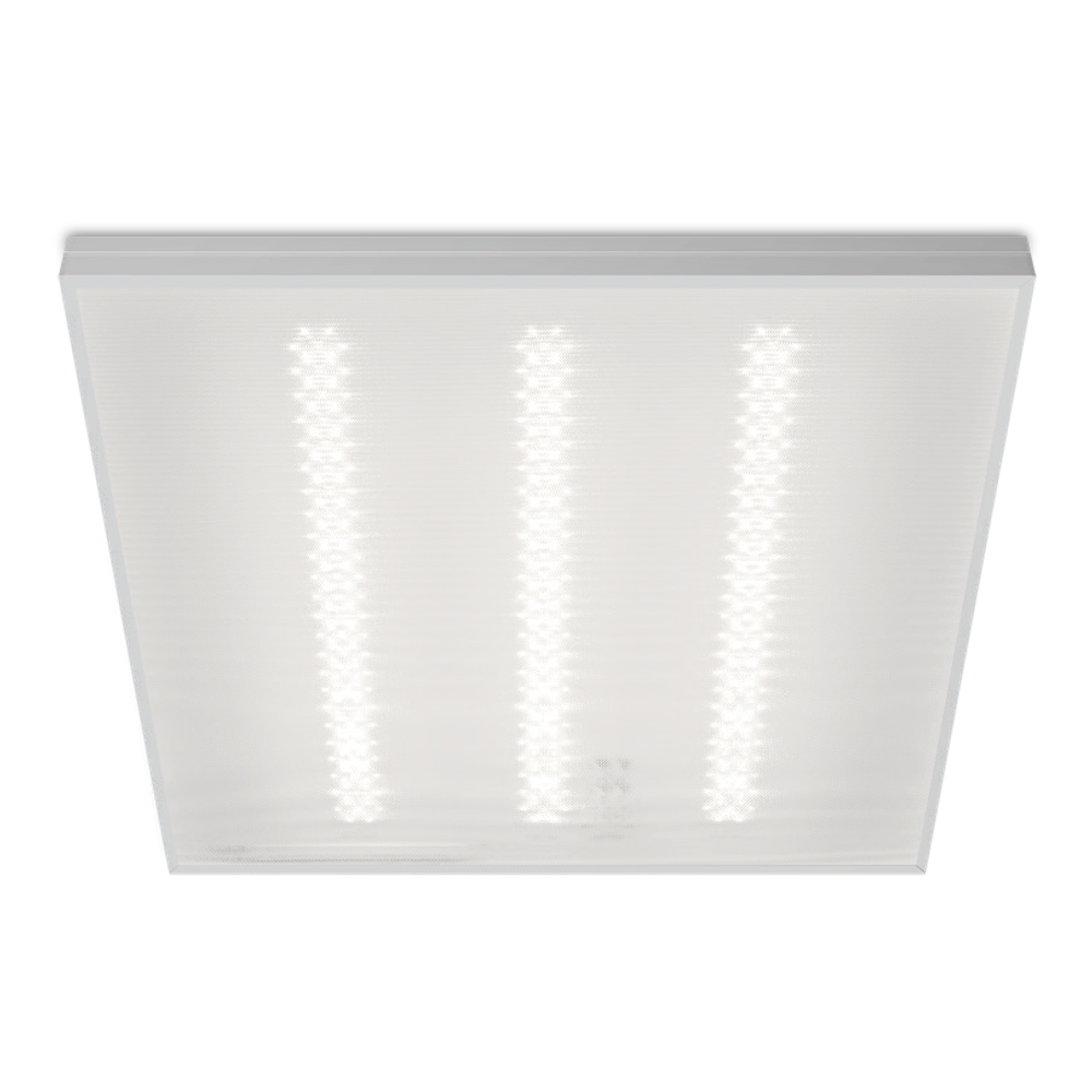 Светильник ОФИС ДВО01-002 27Вт 5000К IP40 Микропризма 3300лм 595х595х40мм WOLTA PRO