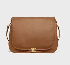 Сумка CELINE SOFT TRIOMPHE BESACE IN SUPPLE SHINY LAMBSKIN
