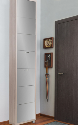 Обувница в прихожую для обуви Айрон Люкс 7 секций