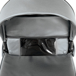 Детская коляска Roan Sol Vintage Luxury Leather 2.0 3 в 1 с автокреслом Pituso Santiso Pro VEGA88DB Glacier Gray/Nickel/руч.Black